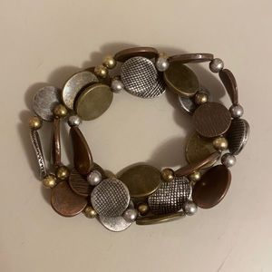 Set of 3 Bronze Bracelets